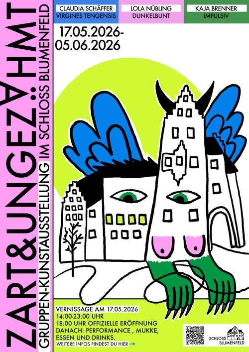 Plakat Vernissage "zart & ungezähmt" Plakat Vernissage "zart & ungezähmt"